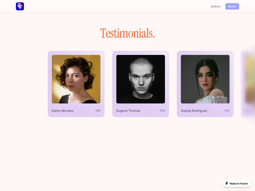 Frabruary day 19: Testimonials, finale