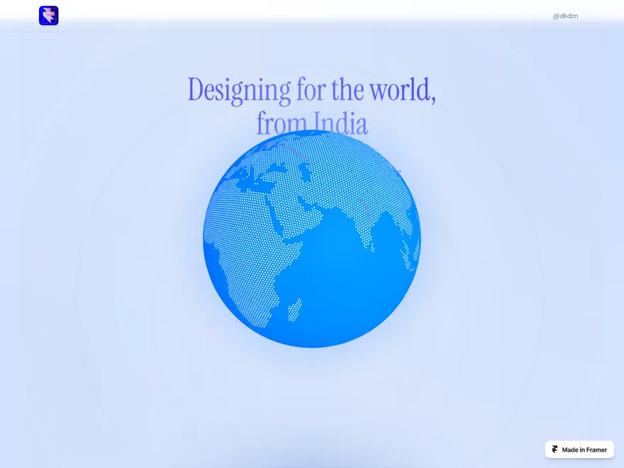Frabruary day 8: The blue globe